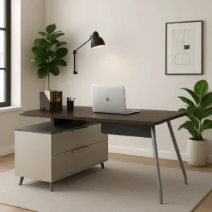Gaddi-Executive-L-Shape-Desk-Walnut